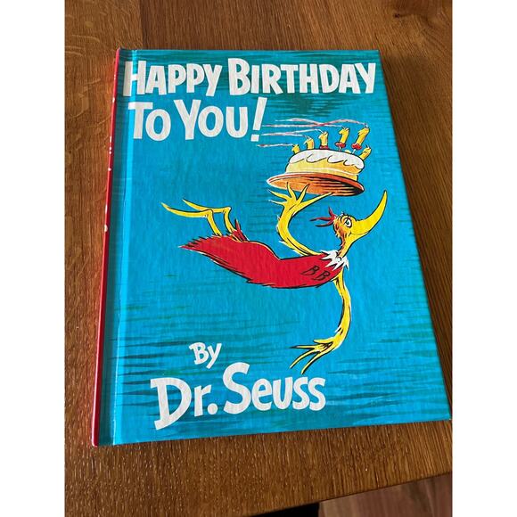 Vintage Dr. Seuss Happy Birthday To You! Hardcover Book - Picture 1 of 6